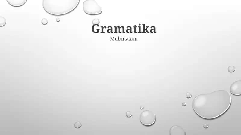 Gramatika