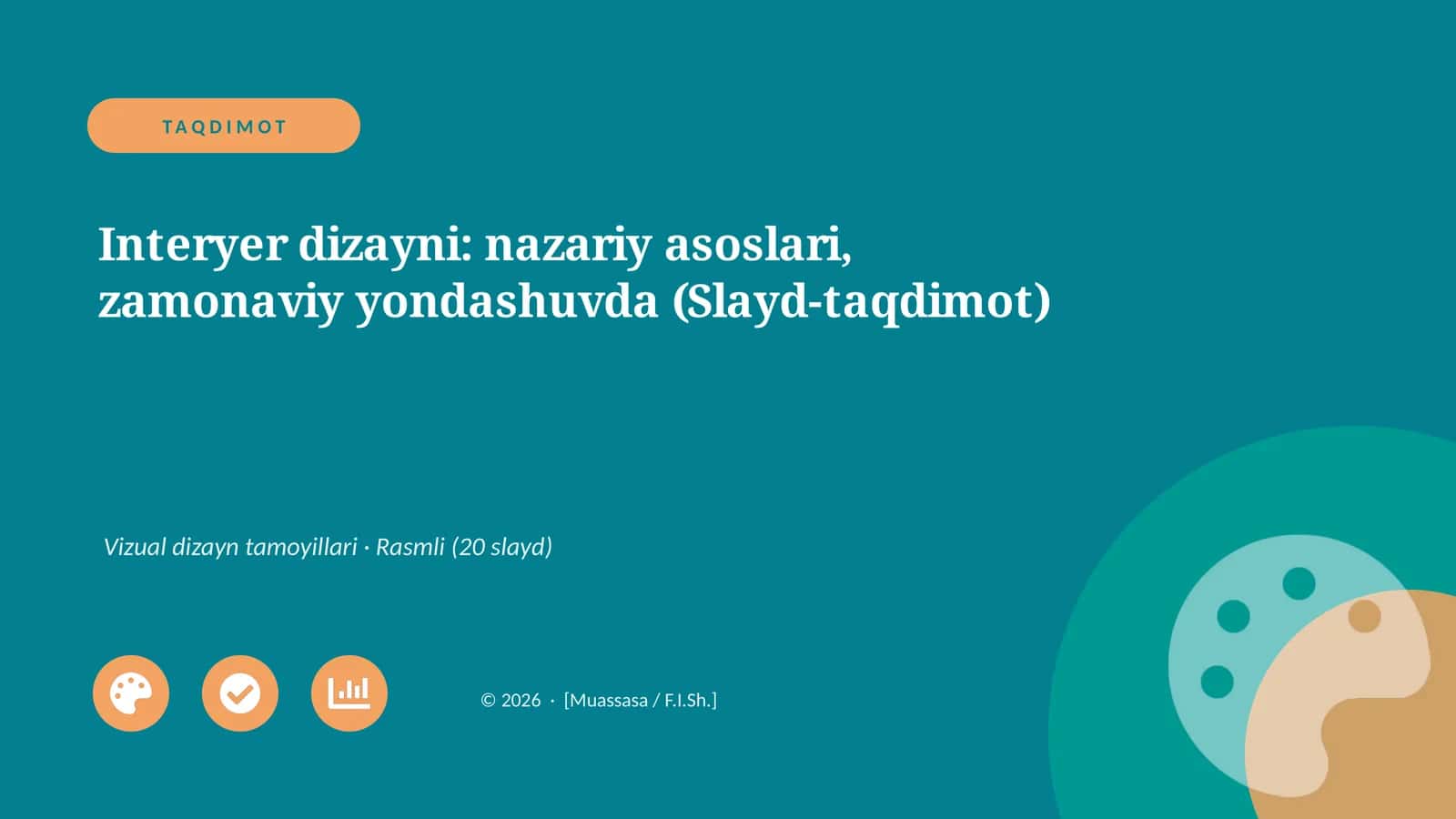 Interyer dizayni: nazariy asoslari, zamonaviy yondashuvda