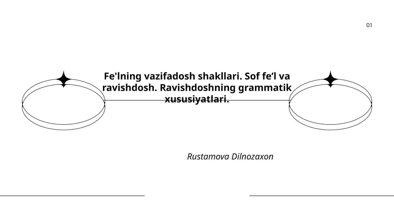 Fe'lning vazifadosh shakllari. Sof fe'l va ravishdosh. Ravishdoshning grammatik xususiyatlari
