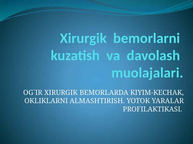 Hava volash muolajalari