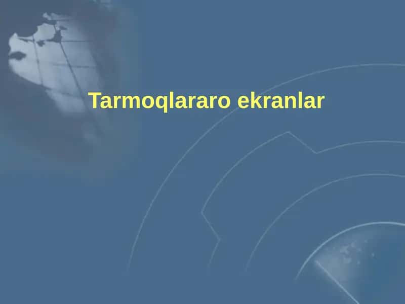 Tarmoqlararoekran