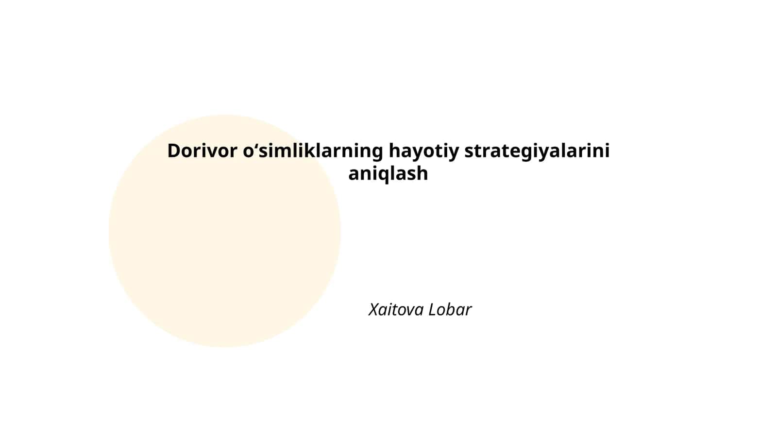 Morfologik adaptatsiyalar