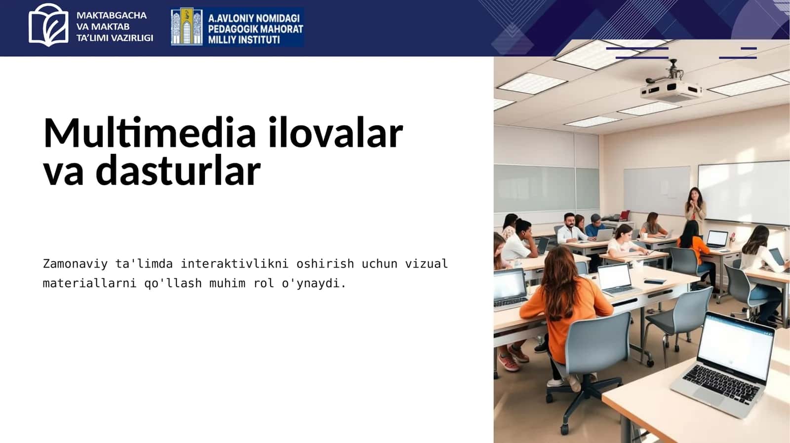 Multimedia ilovalar va dasturlar