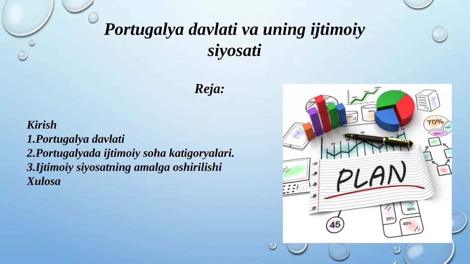 Portugalya davlati va uning ijtimoiy siyosati