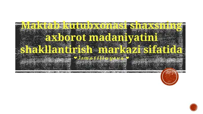 Maktab kutubxonasi