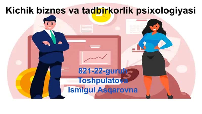 Kichik biznes va tadbirkorlik psixologiyasi