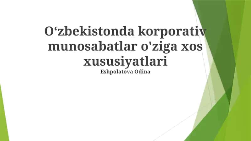 Korporativ munosabatlar