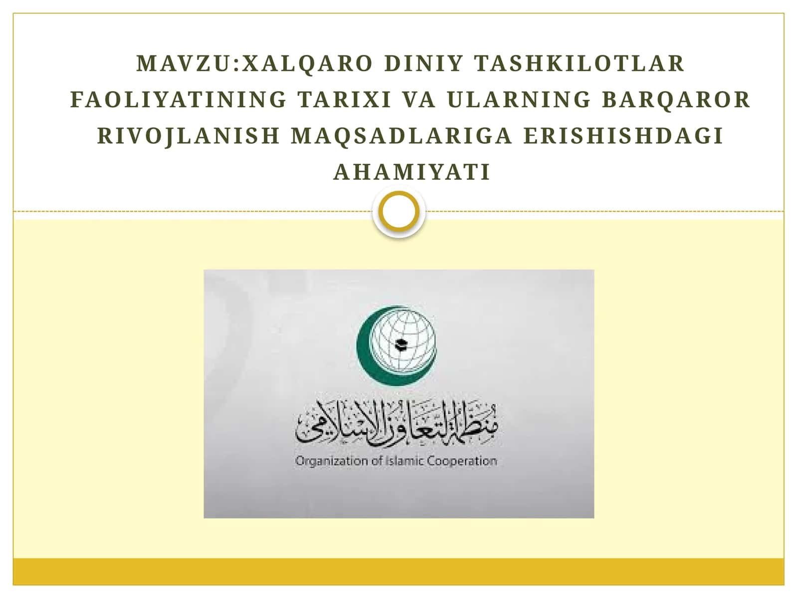 Islom Konferensiyasi Tashkiloti
