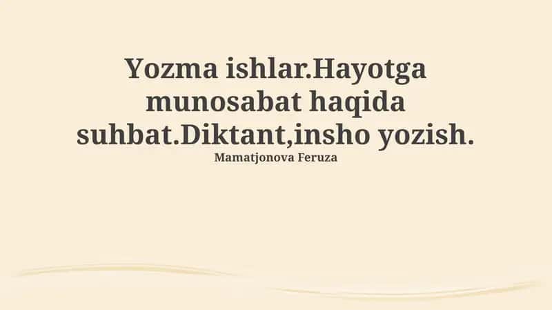 Ijodkorlik va Muloqot