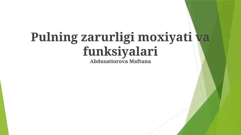 Tortishning Asosiy Funktsiyalari