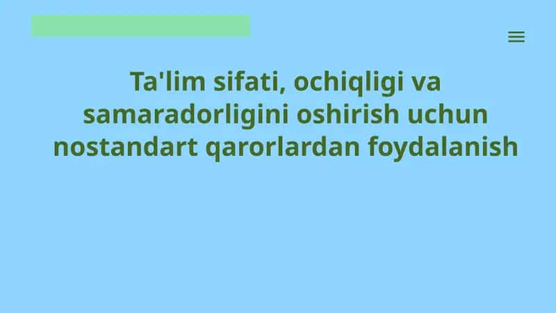 Nostandart qarorlar tushunchasi