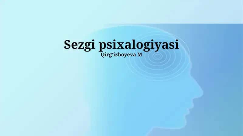 Sezgi psixalogiyasi