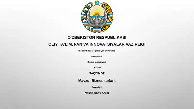 Biznes turlari