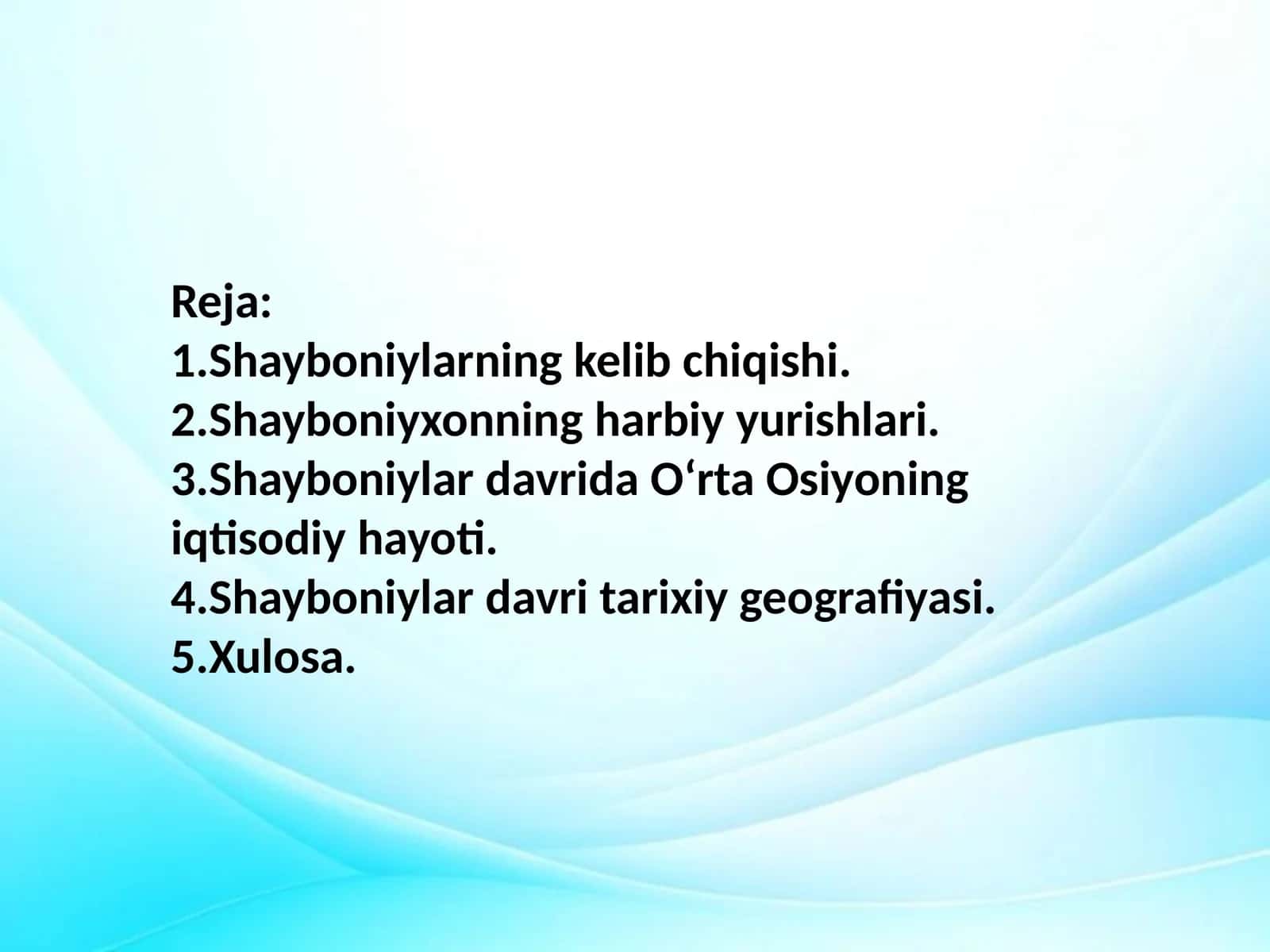 Shayboniylar davri tarixiy geografiyasi