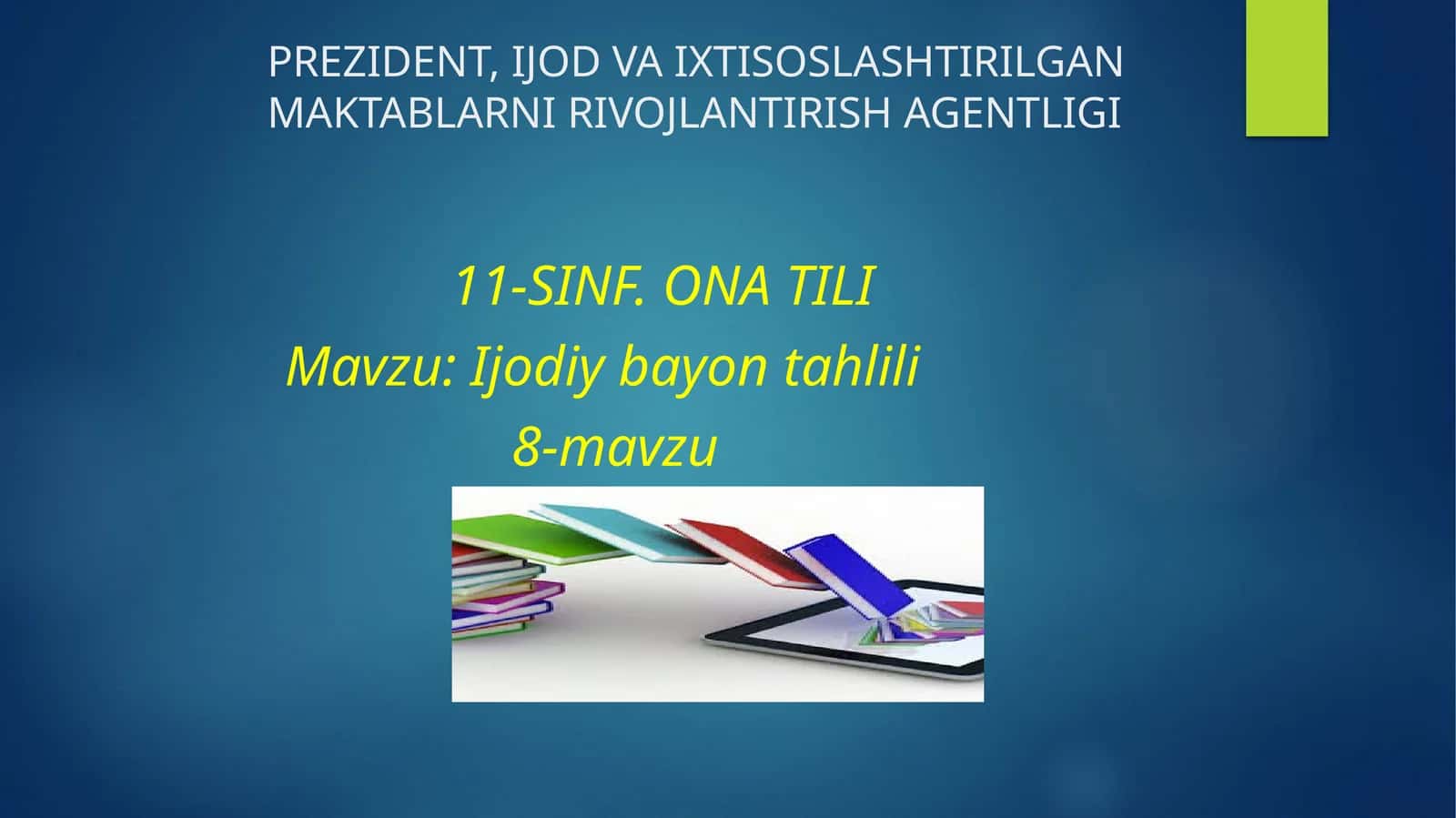 Ijodiy bayon tahlili