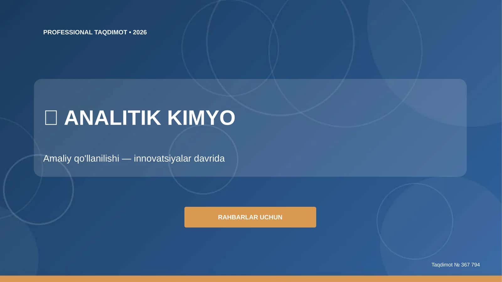 ANALITIK KIMYO