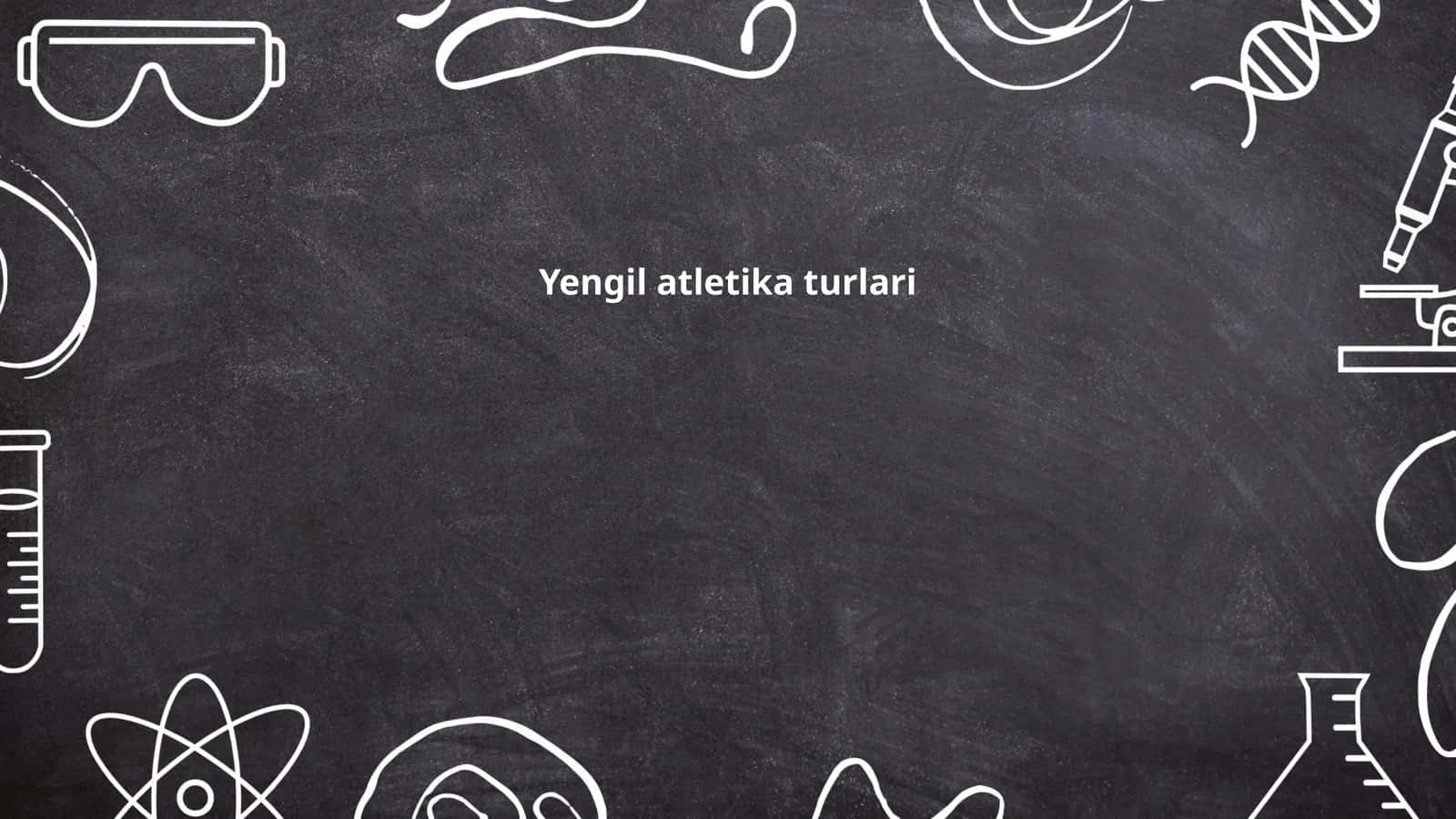 Yengil atletika turlari