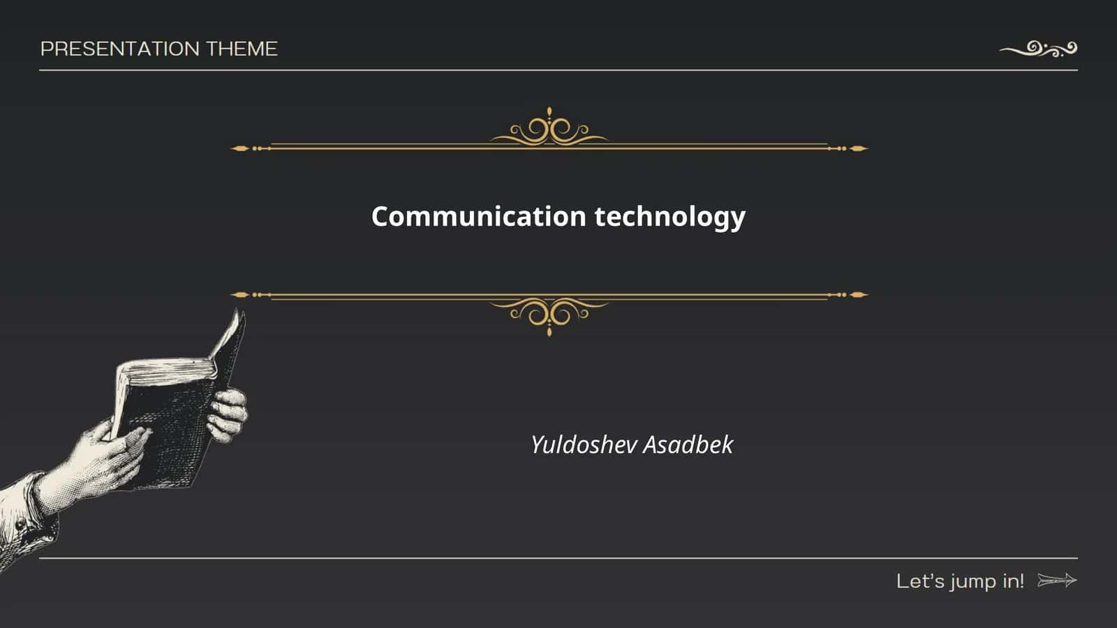 Communication Technology by Yuldoshev Asadbek
