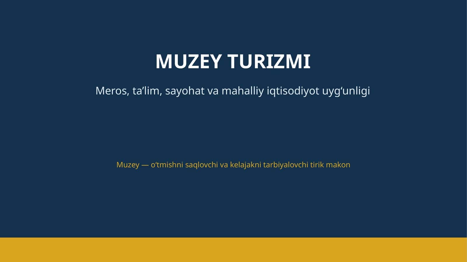 MUZEY TURIZMI