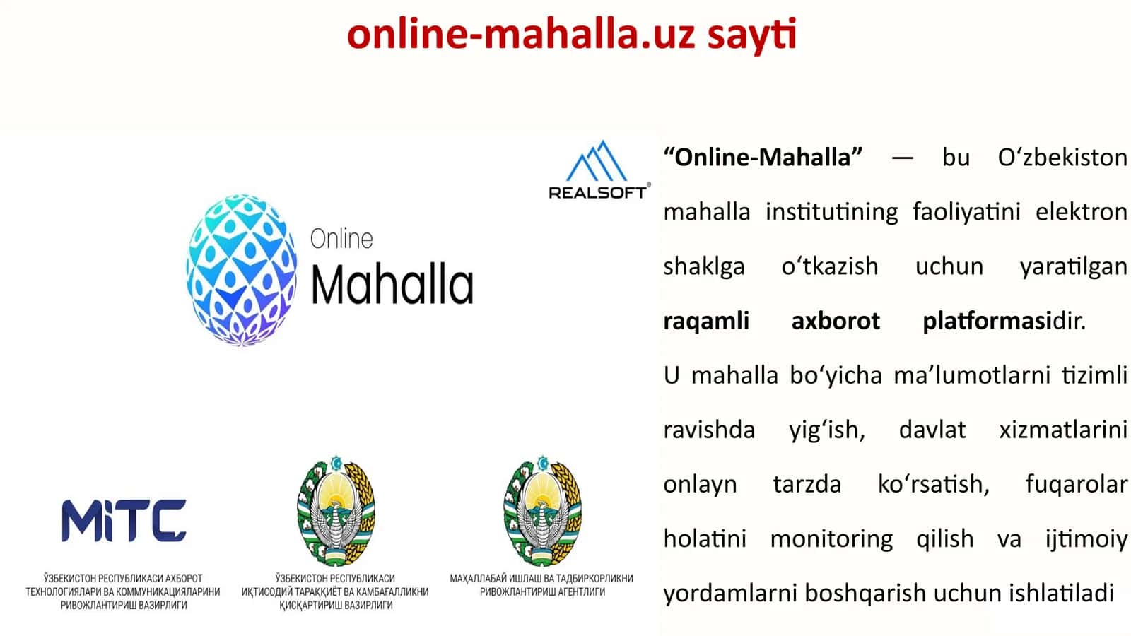 Online-Mahalla