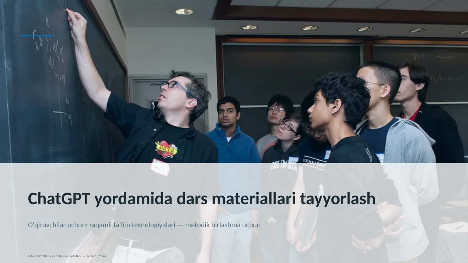 ChatGPT yordamida dars materiallari tayyorlash