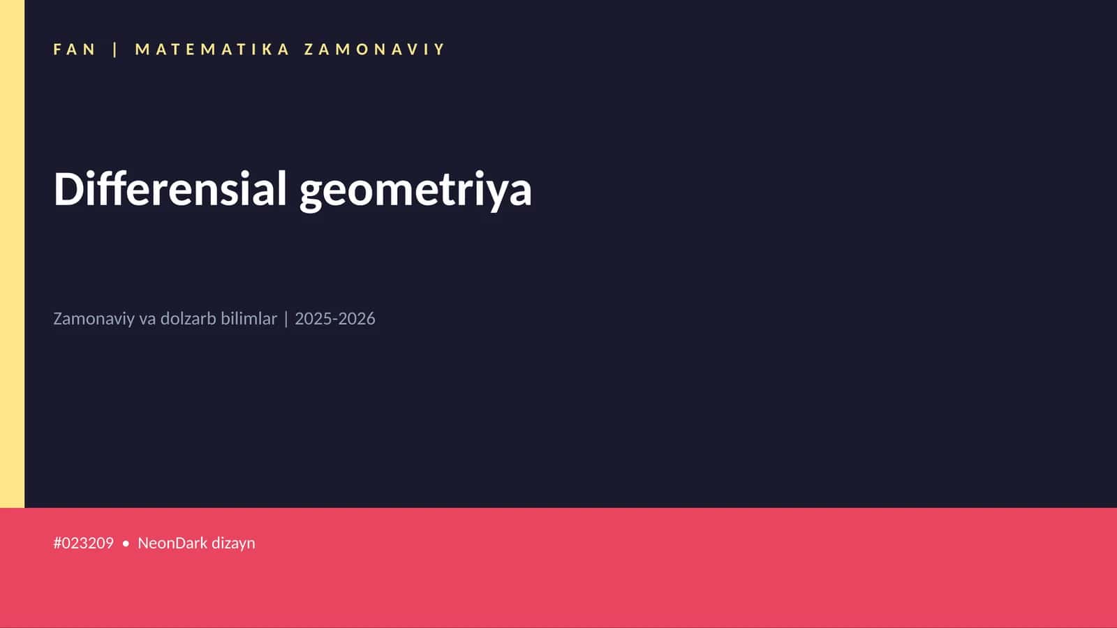 Differensial geometriya