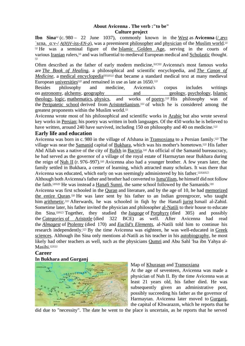 Mavzu: Ibni Sino