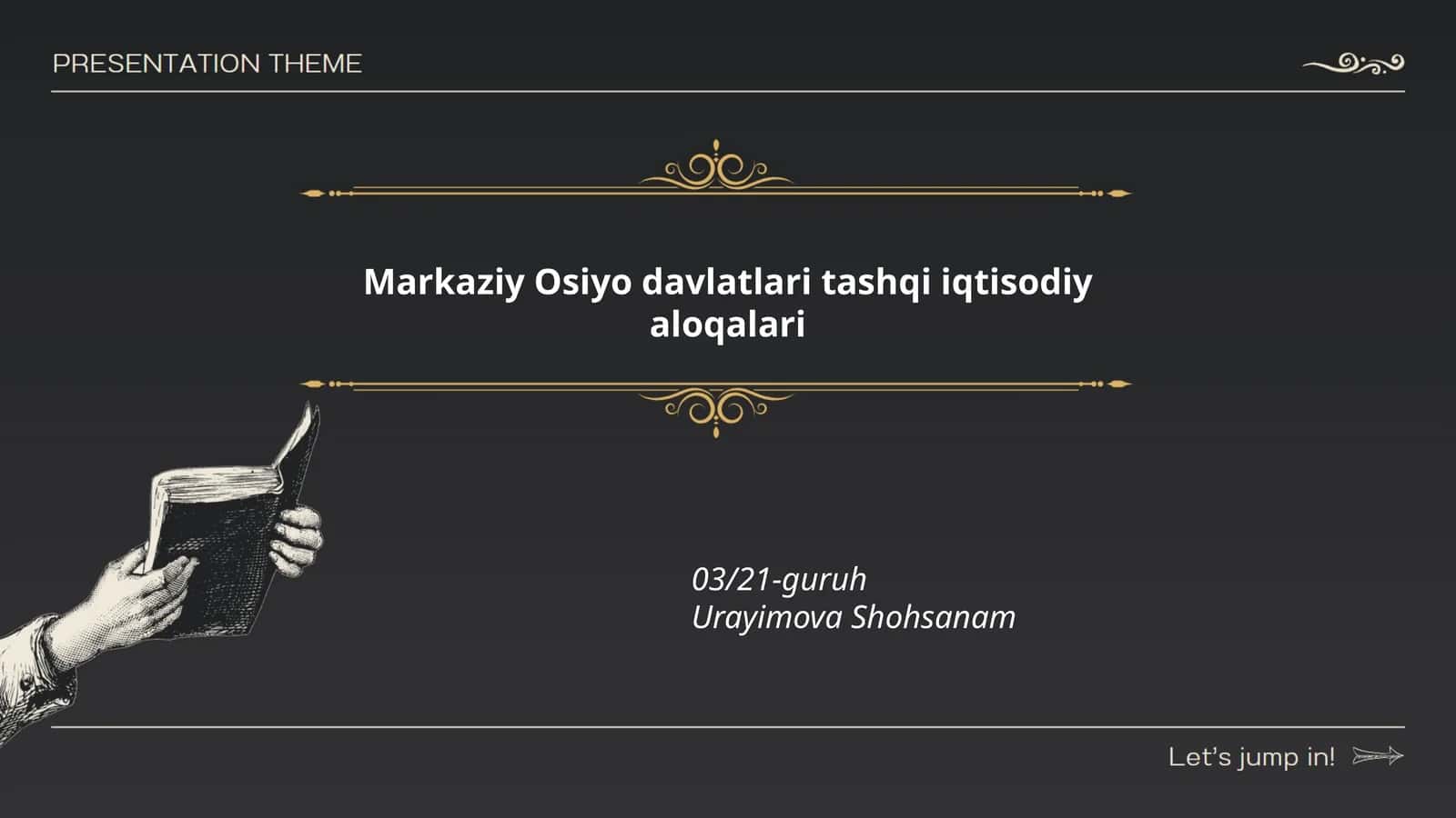Markaziy Osiyo davlatlari tashqi iqtisodiy aloqalari