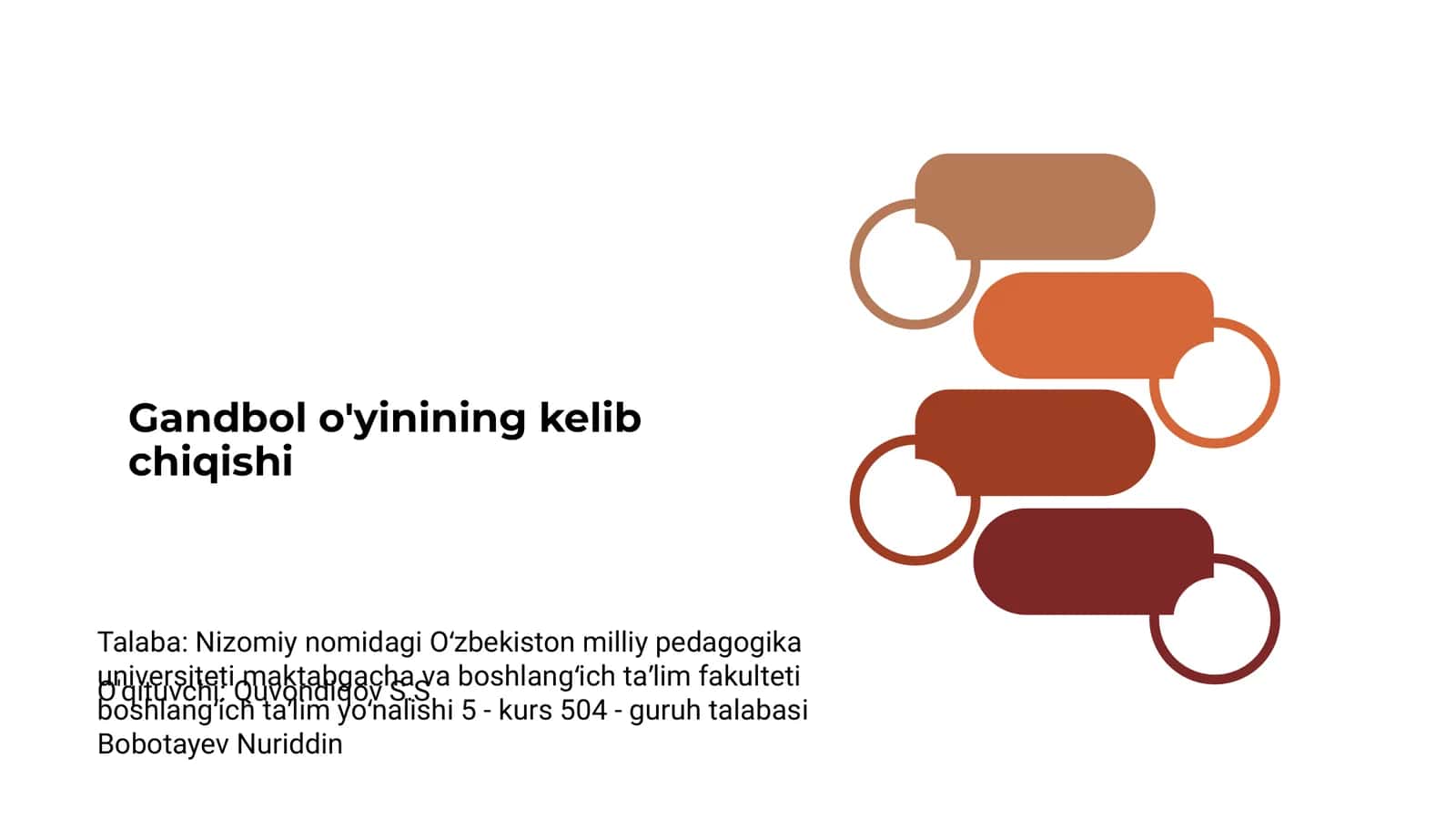 Gandbol o'yinining kelib chiqishi