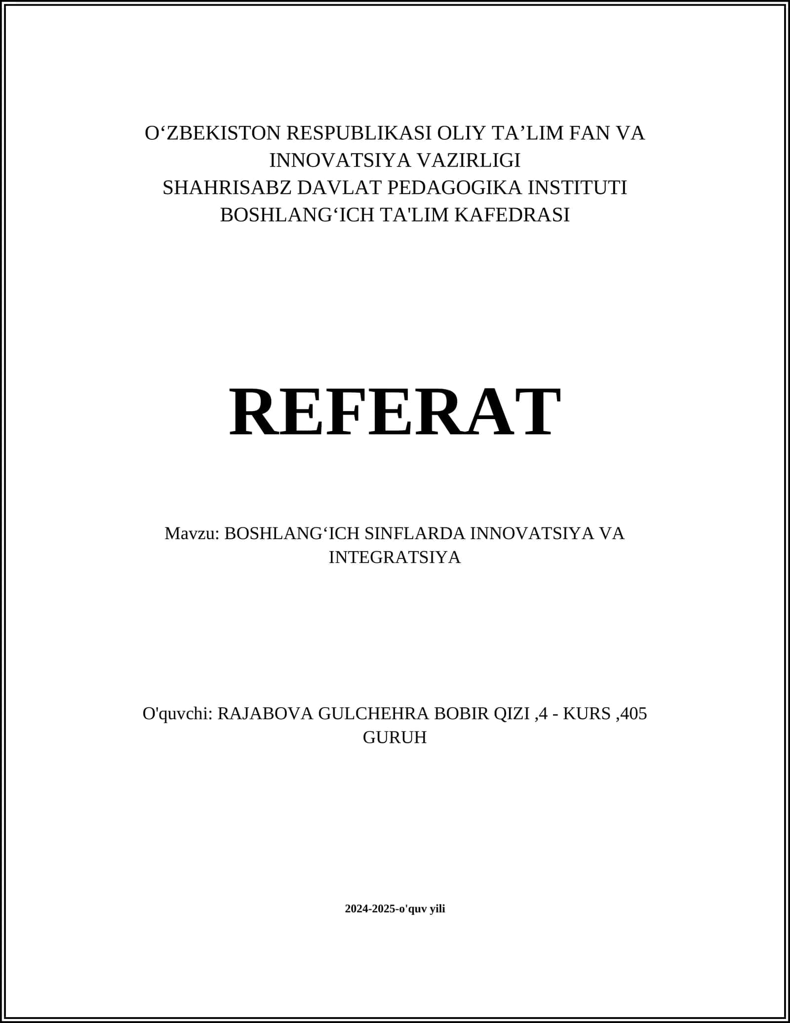 Interfaol oʻqitish usullari