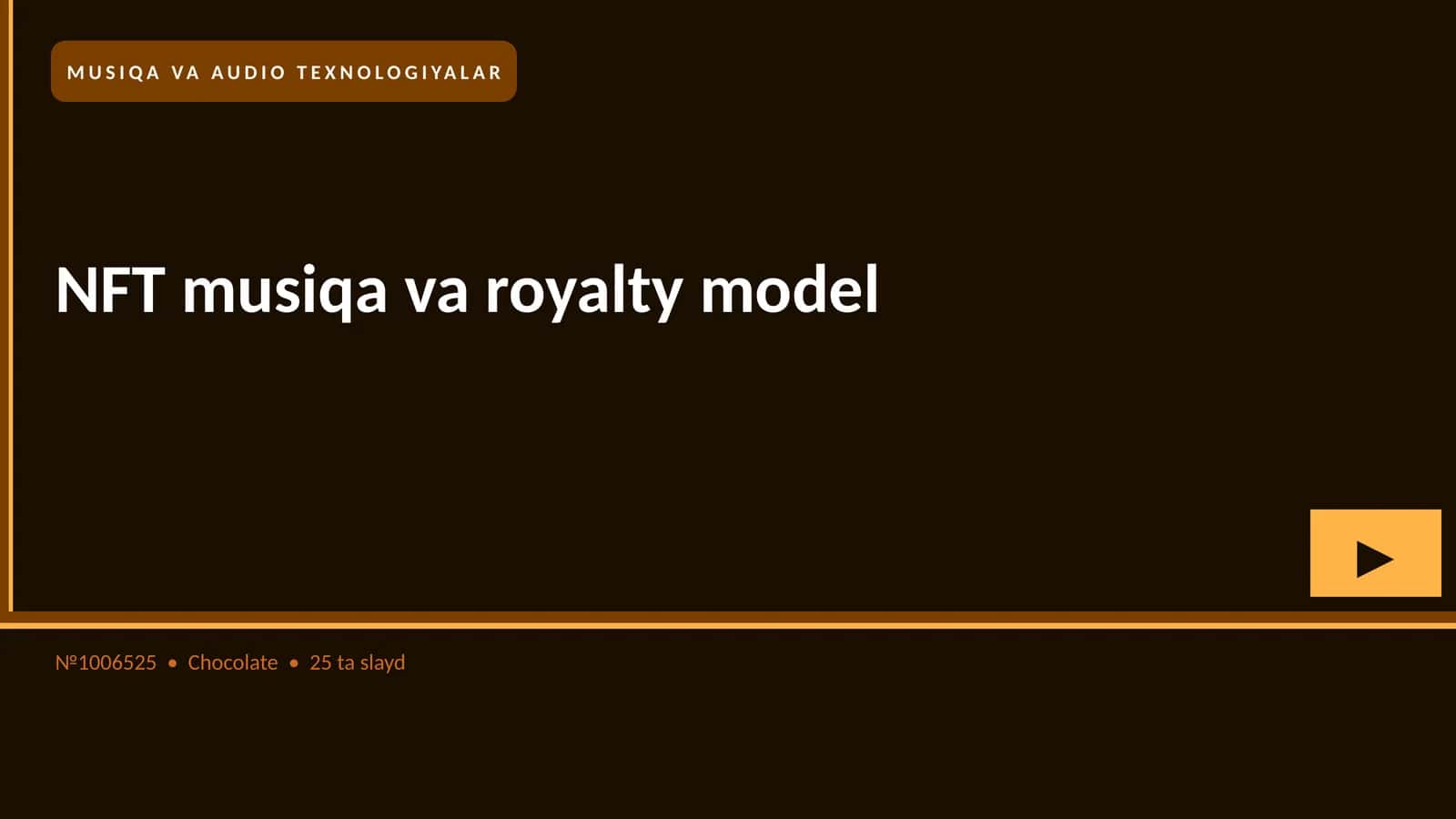 NFT musiqa va royalty model