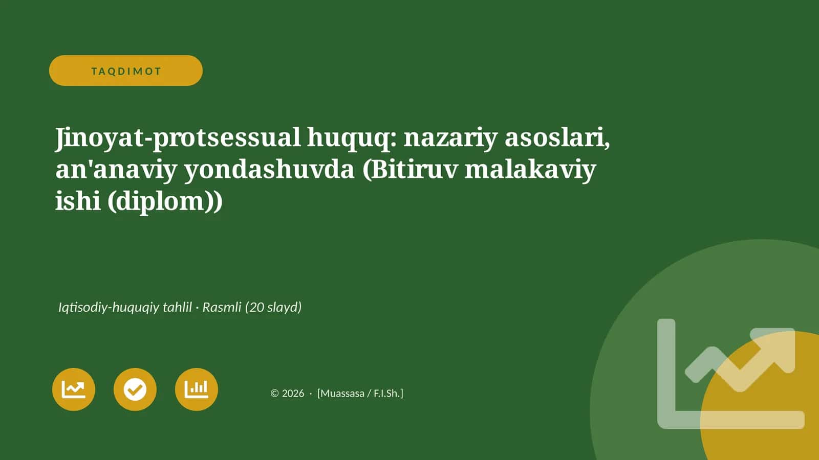 Jinoyat-protsessual huquq: nazariy asoslari