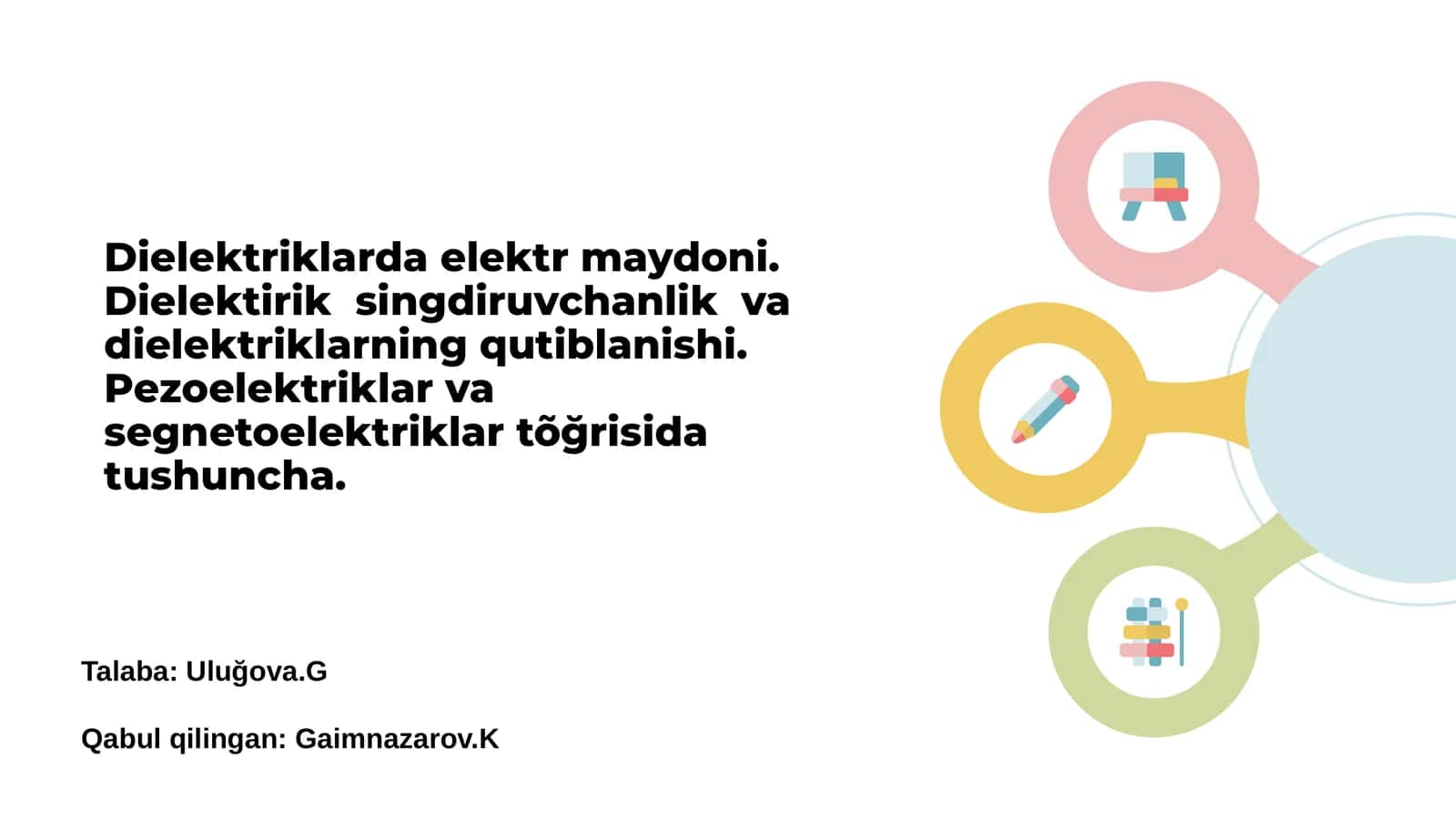 Dielektriklarda elektr maydoni