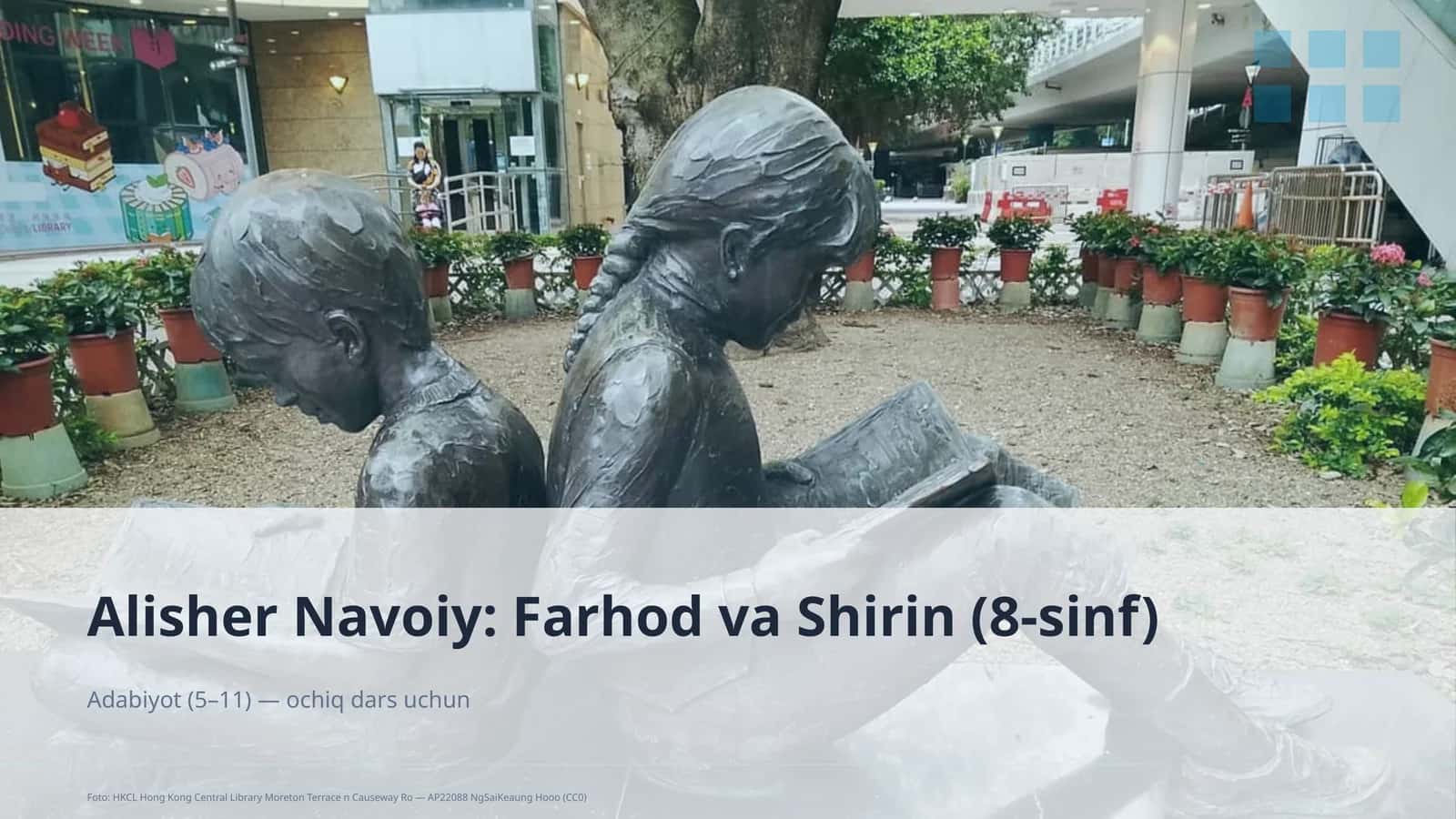 Alisher Navoiy: Farhod va Shirin (8-sinf)