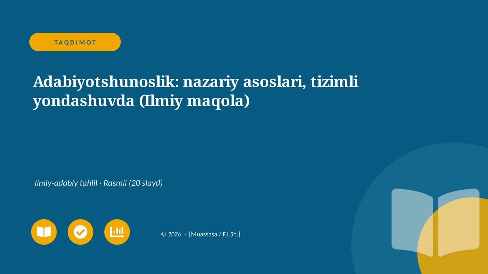 Adabiyotshunoslik: nazariy asoslari, tizimli yondashuvda (Ilmiy maqola)