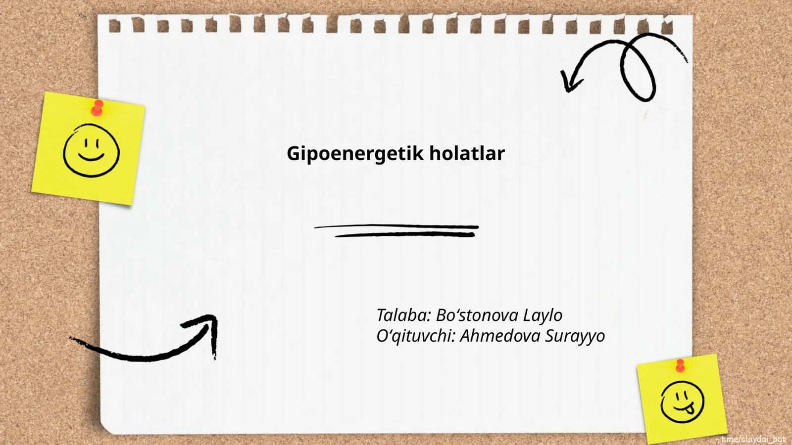 Gipoenergetik holatlar