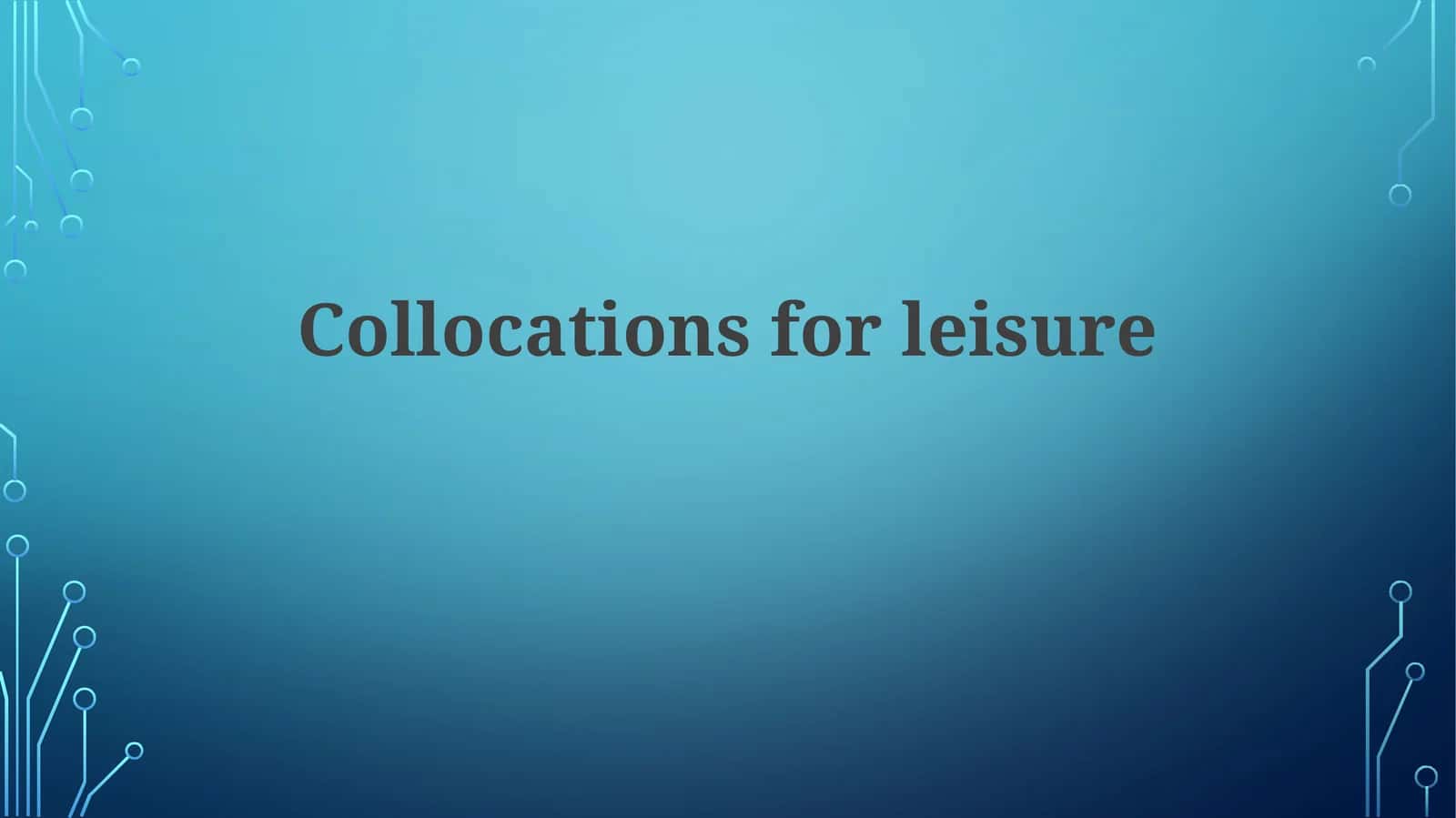 The Leisure Industry: Structure and Impact