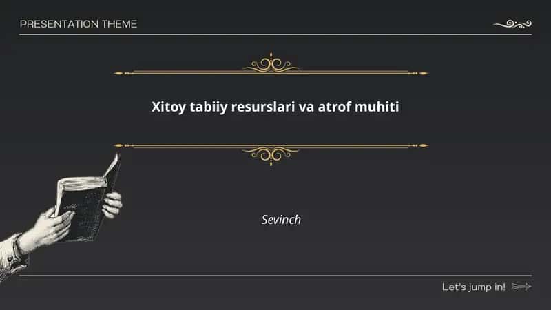 Xitoy tabiiy resurslari va atrof muhiti