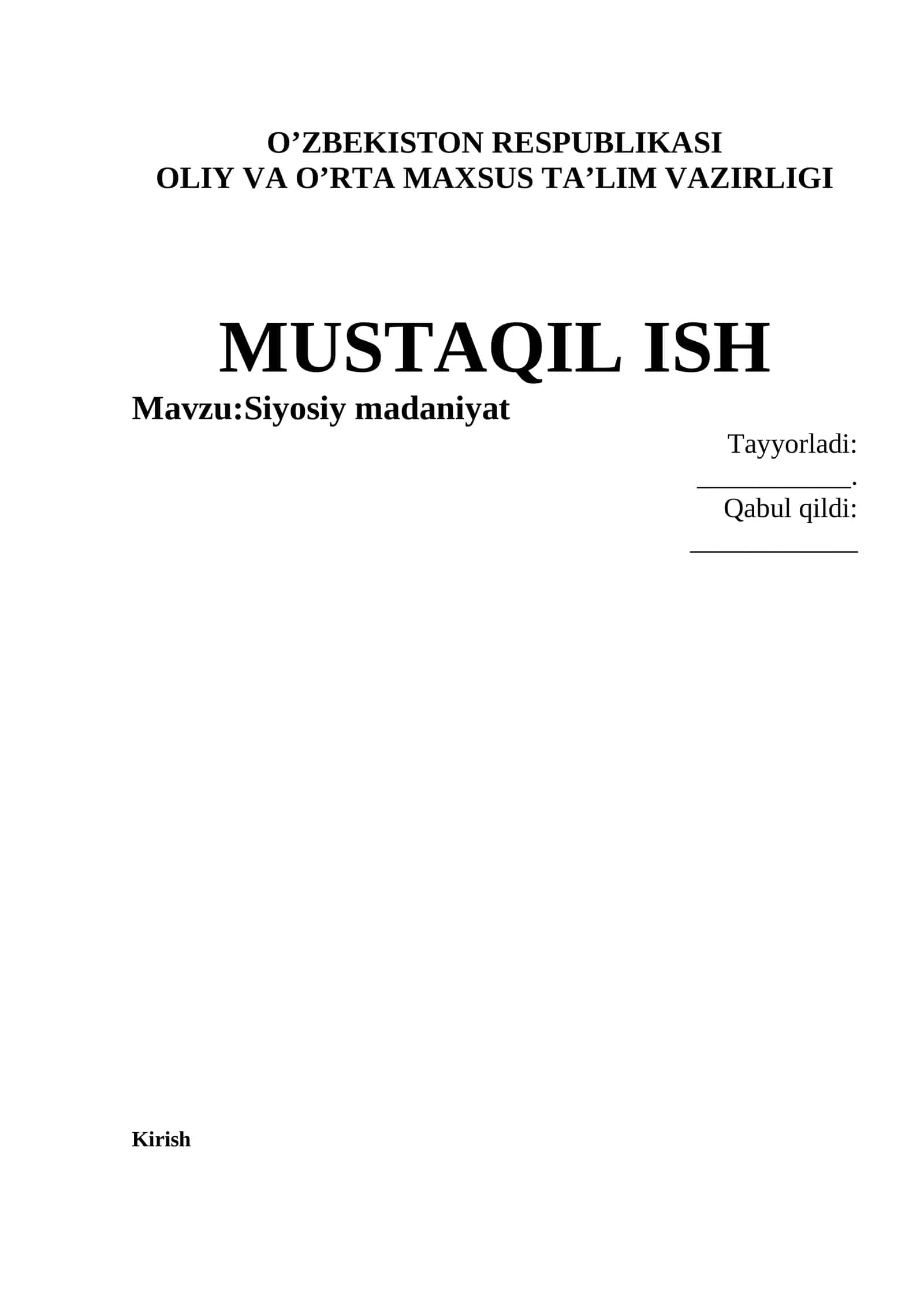 Siyosiy madaniyat