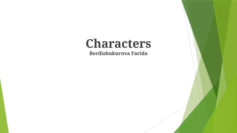 Character Archetypes