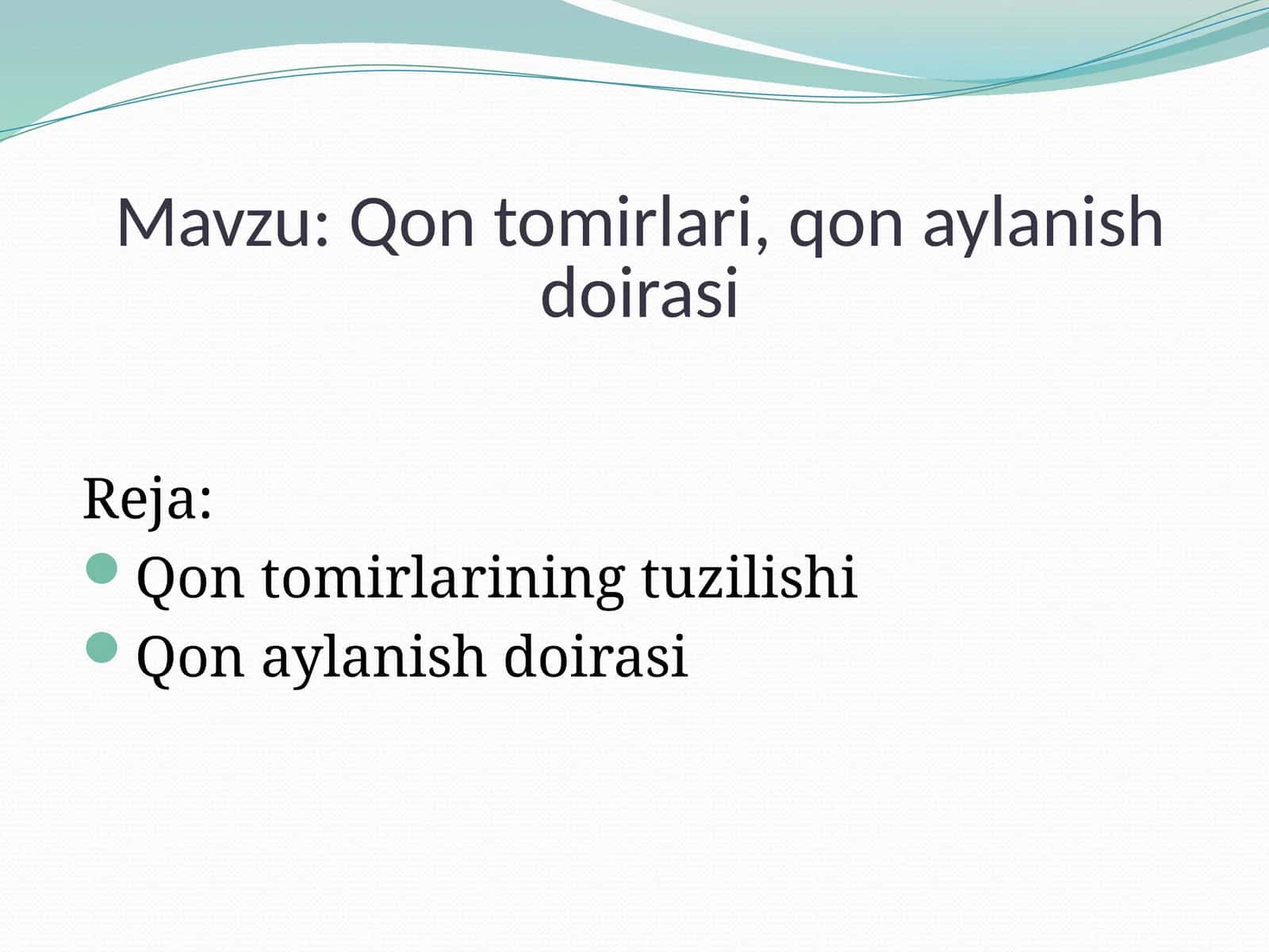 Qontomirlari,qonaylanishdoirasi