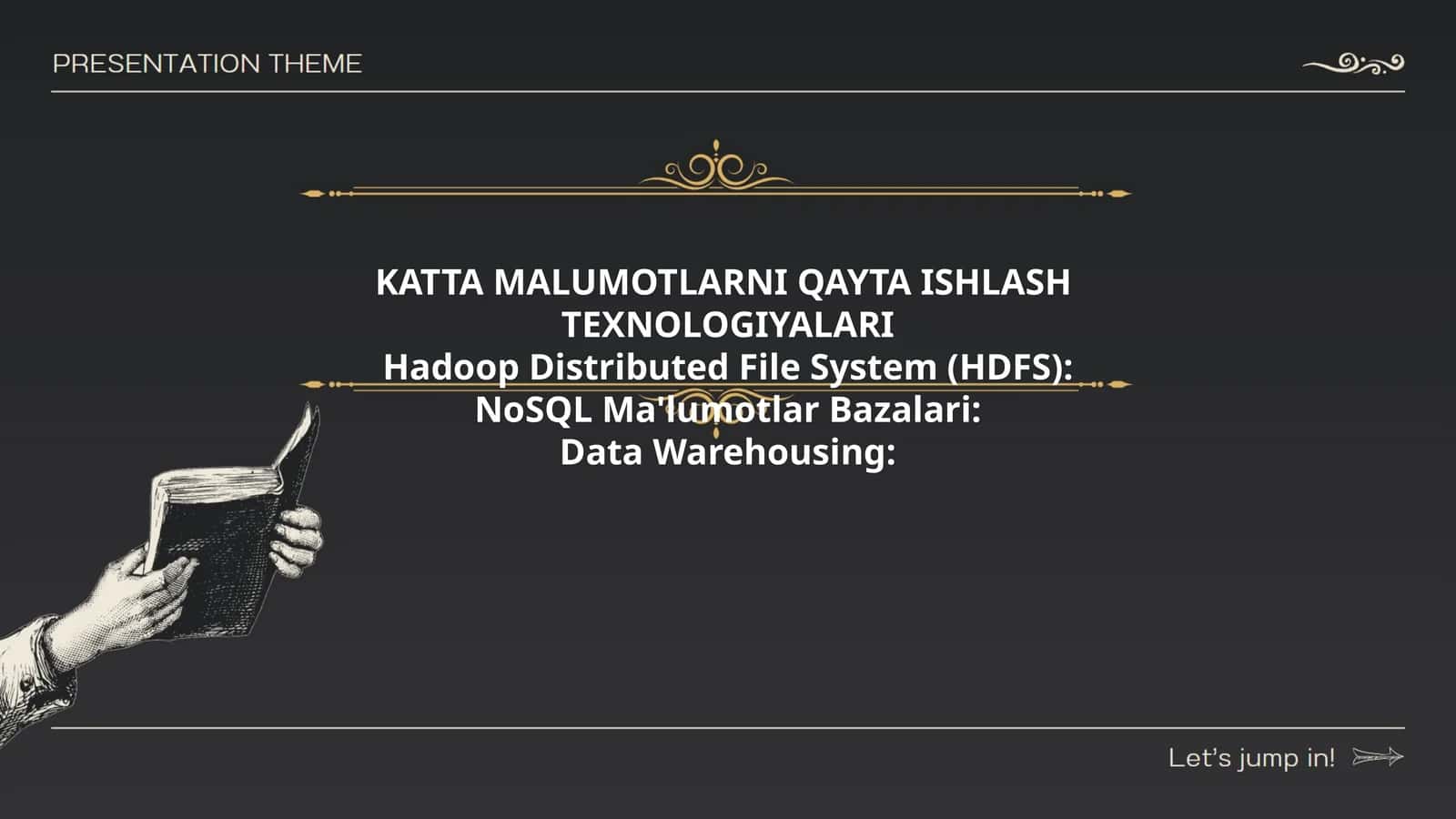 KATTA MALUMOTLARNI QAYTA ISHLASH TEXNOLOGIYALARI