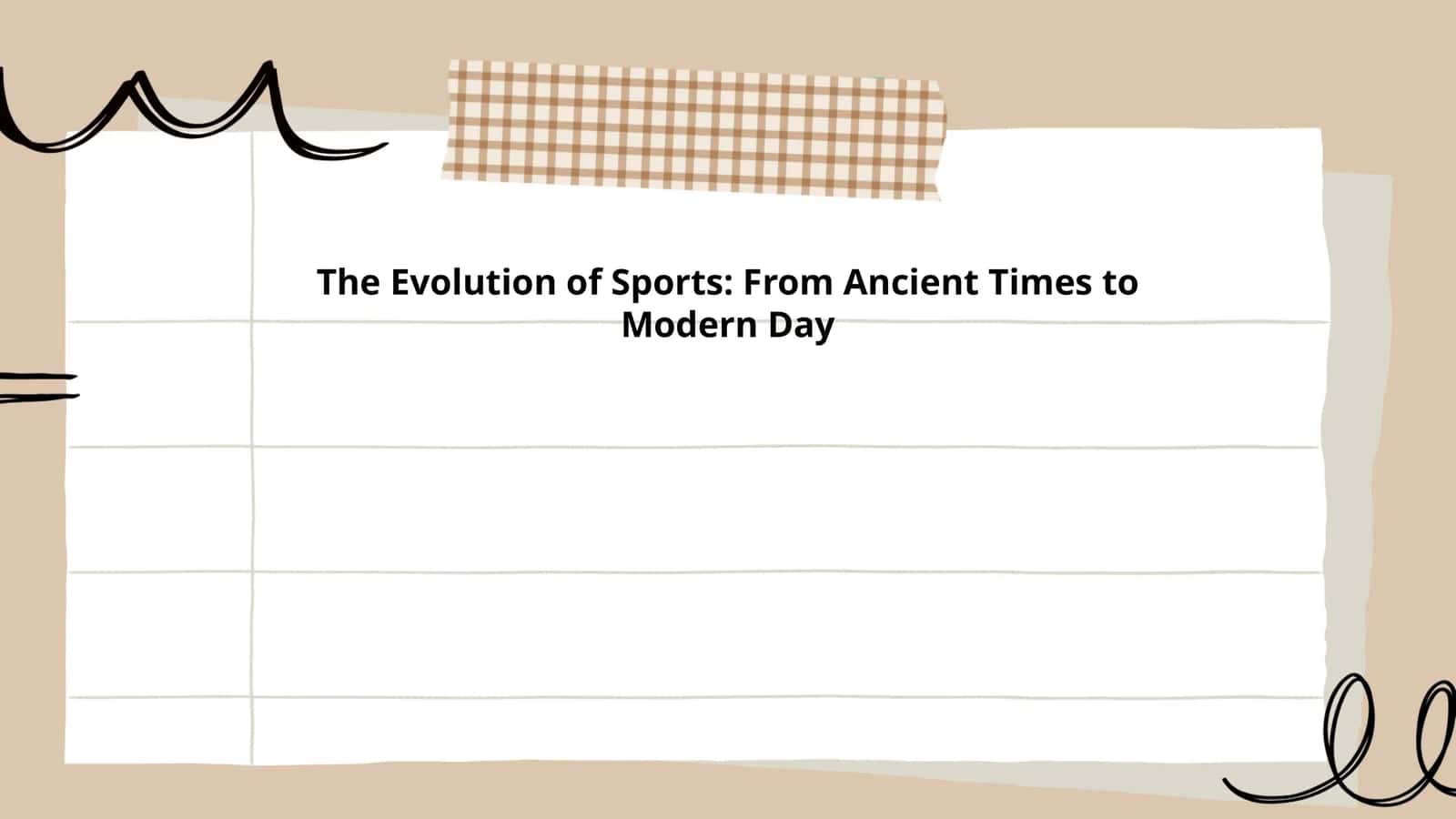 The Evolution of Sports: From Ancient Times to Modern Day