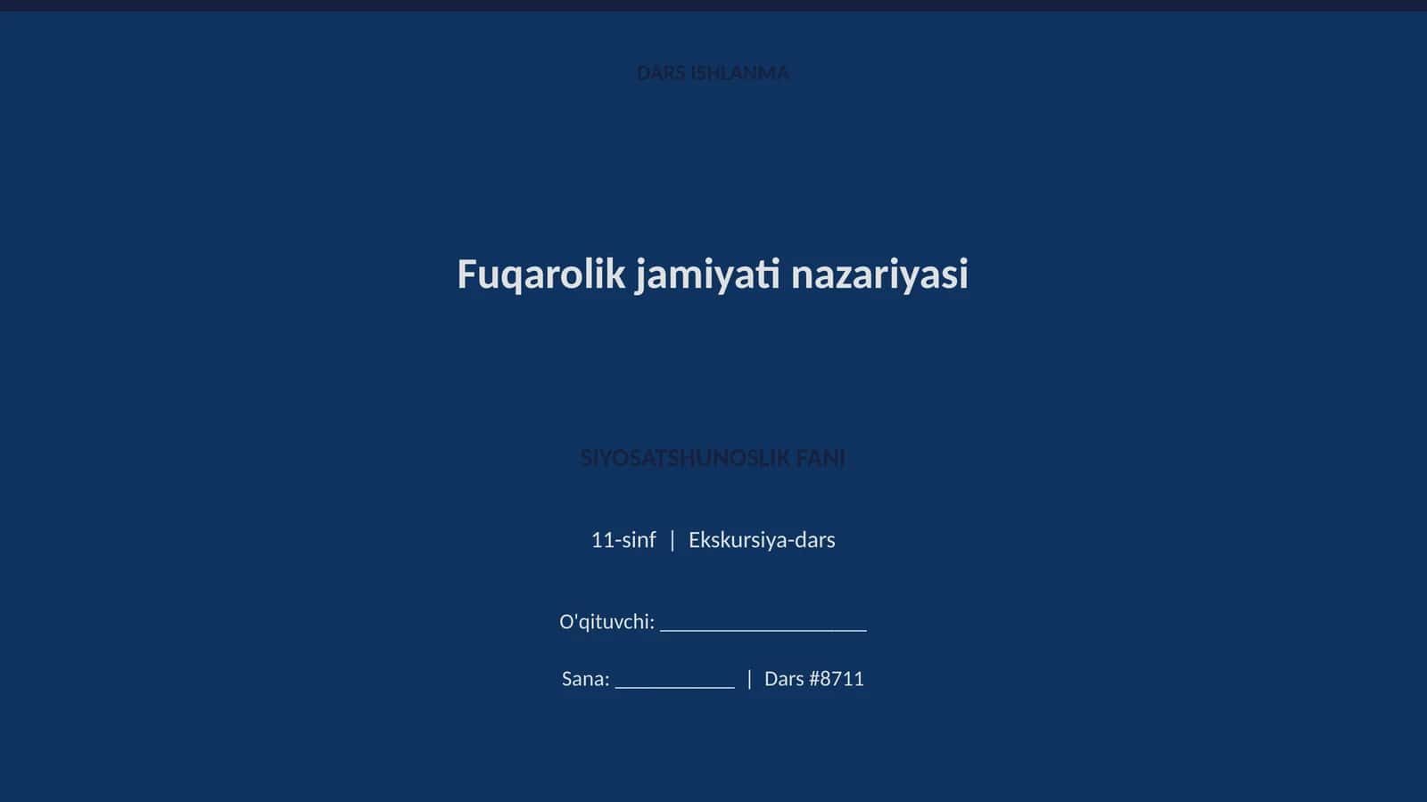 Fuqarolik jamiyati nazariyasi