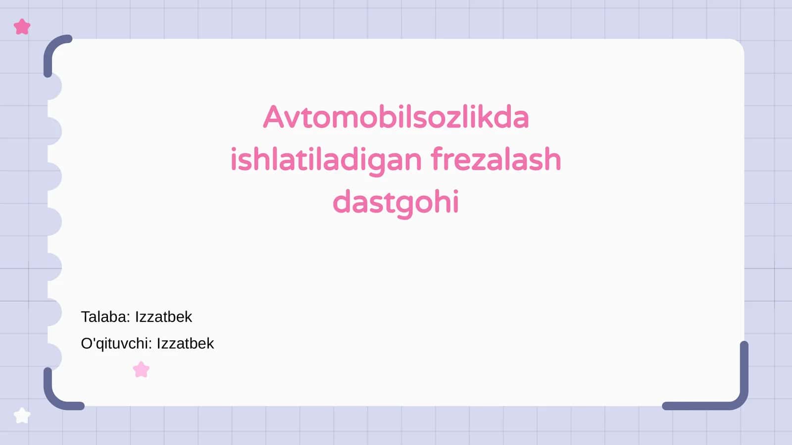 Frezalash dastgohi