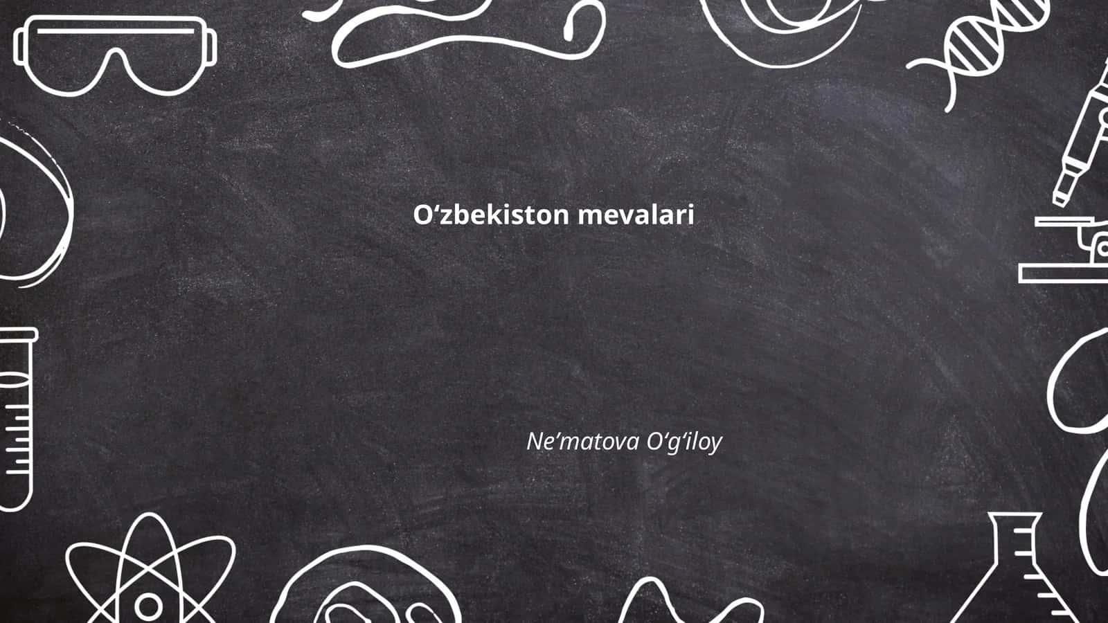 Oʻzbekiston mevalari
