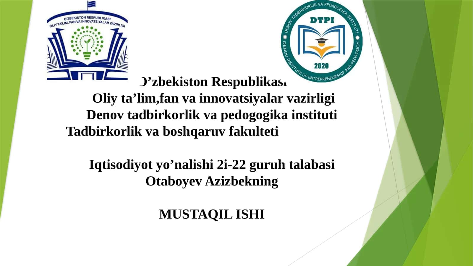 Investitsiyalar hisobi