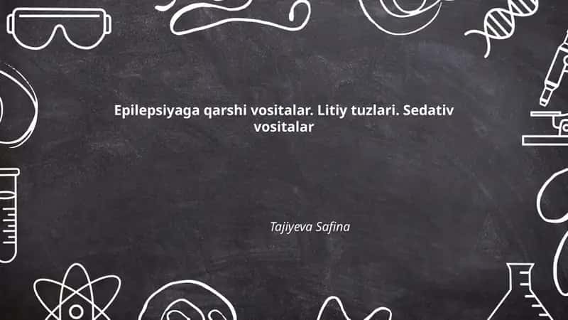 Epilepsiyaga qarshi vositalar