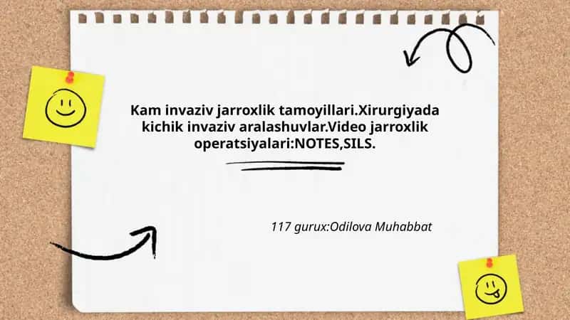 Kam invaziv jarrohlik prinsiplari va tarixiy rivojlanishi