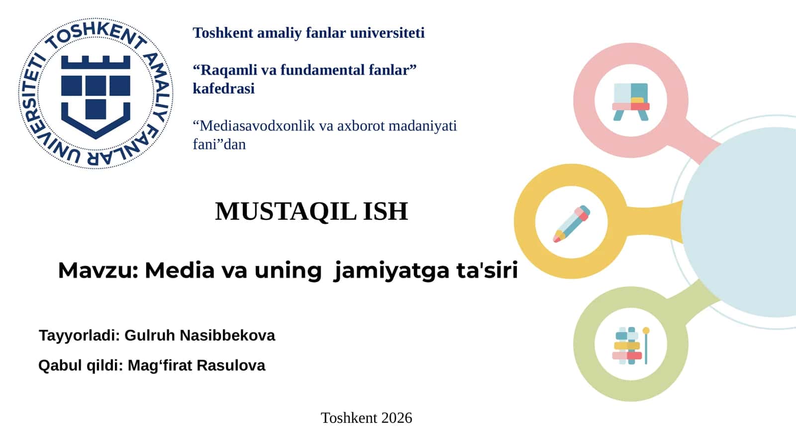 Media va uning jamiyatga taʼsiri